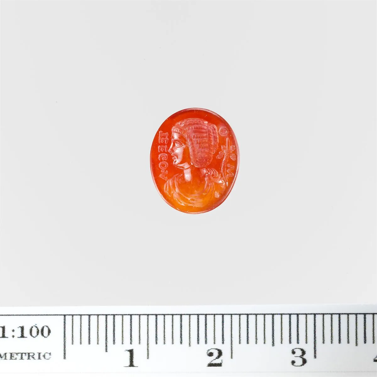 Carnelian ring stone — Unknown