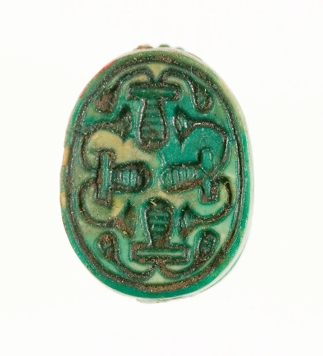 Scarab Inscribed with a Geometric Pattern — Unknown