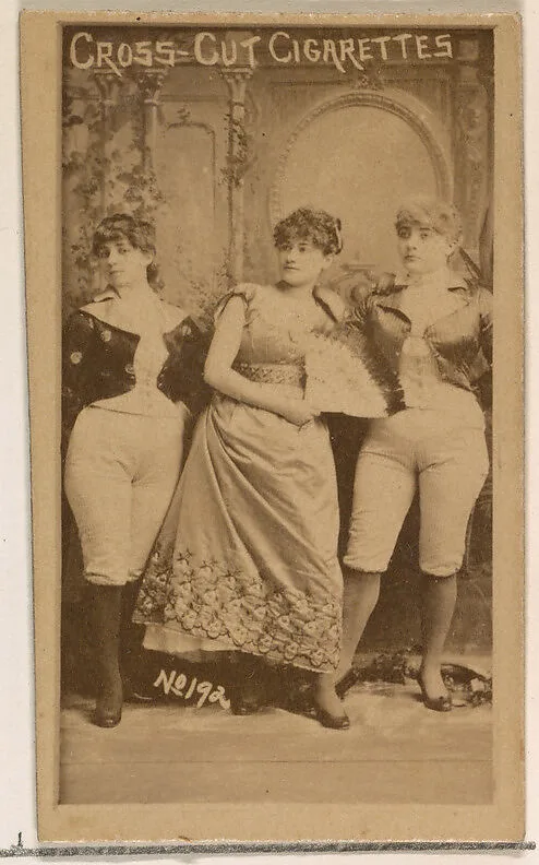 Card Number 192, from the Actors and Actresses series (N145-1) issued by Duke Sons & Co. to promote Cross Cut Cigarettes — W. Duke, Sons & Co.