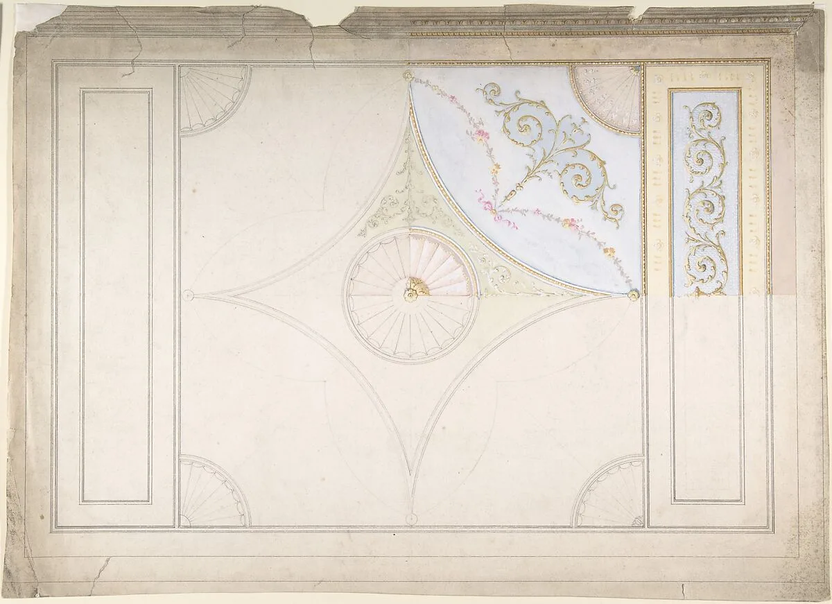Ceiling Design — Anonymous, British, 19th century