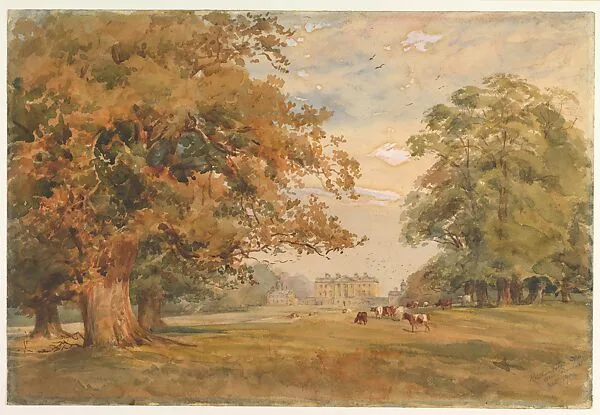 View of Kirtlington Park, Oxfordshire — Susan Alice Dashwood