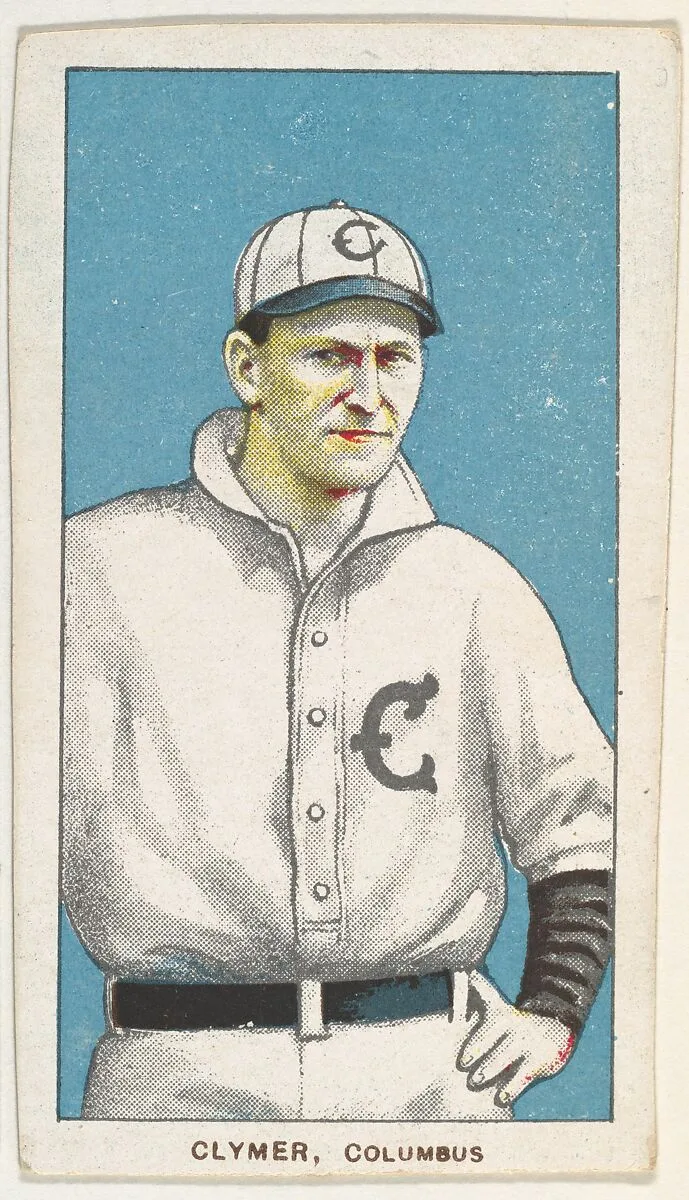 Clymer, Columbus, American Association, from the White Border series (T206) for the American Tobacco Company — American Tobacco Company