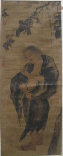 明 佚名 倣吳偉 漢鍾離像 軸|The Immortal, Zhong li
