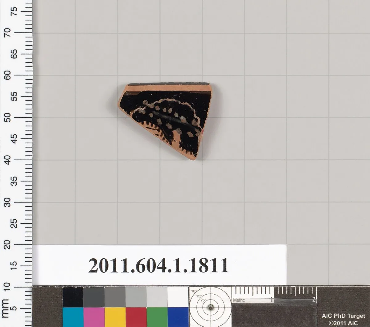 Terracotta rim fragment of a kylix (drinking cup) — Unknown