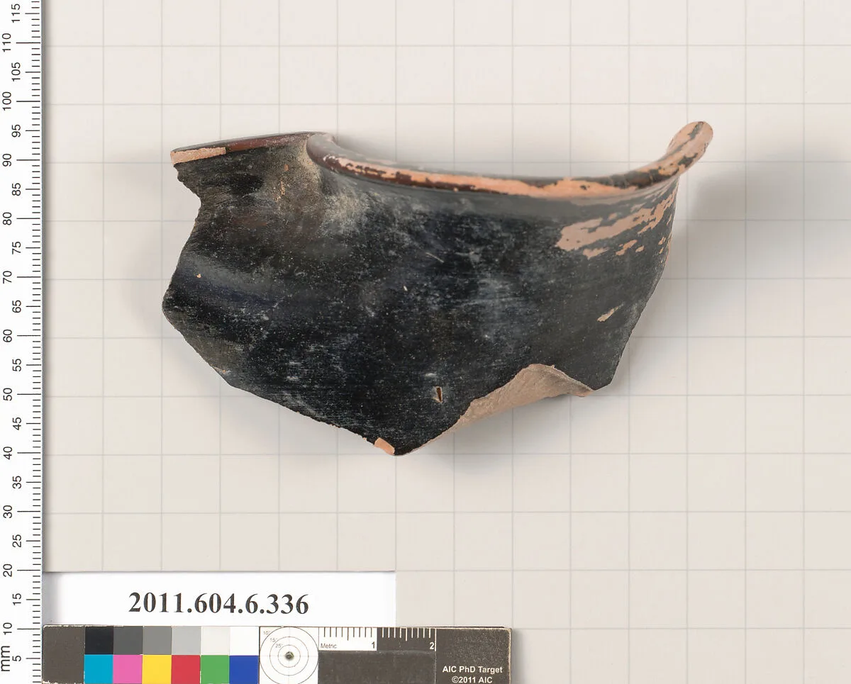Terracotta fragment of an oinochoe: chous (jug) — Unknown