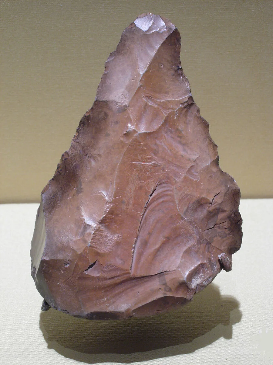 Biface, commonly referred to as a hand ax — Unknown