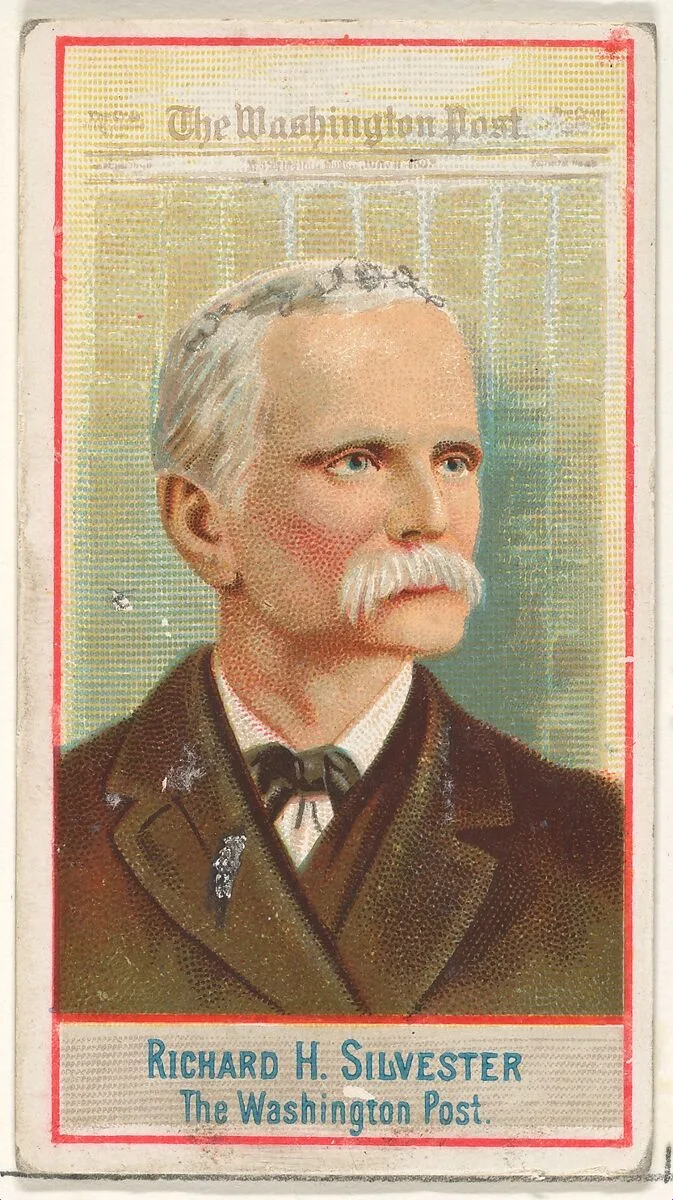 Richard H. Silvester, The Washington Post, from the American Editors series (N1) for Allen & Ginter Cigarettes Brands — Allen & Ginter