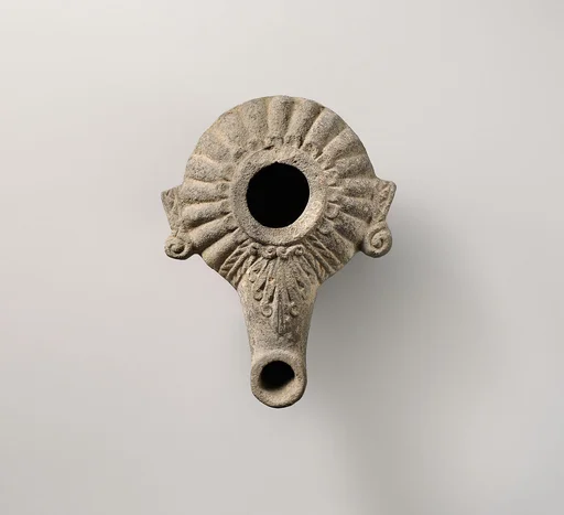 Terrracotta oil lamp