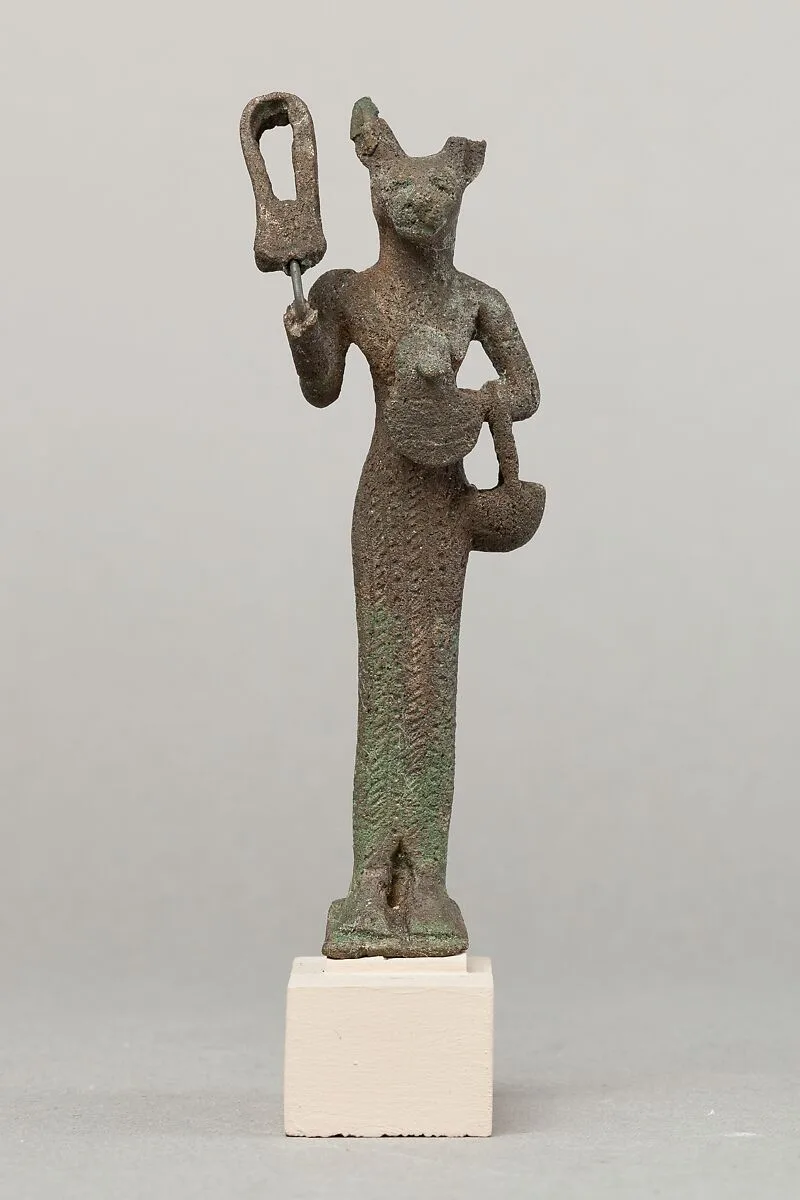 Bastet holding sistrum — Unknown