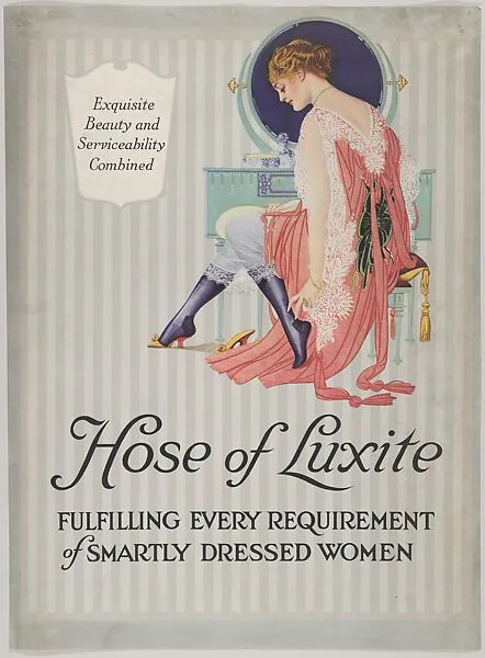 "Hose of Luxite" Advertisement for Holeproof Hosiery Co. — Coles Phillips