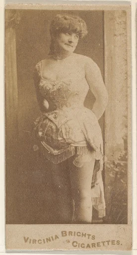 From the Actors and Actresses series (N45, Type 5) for Virginia Brights Cigarettes