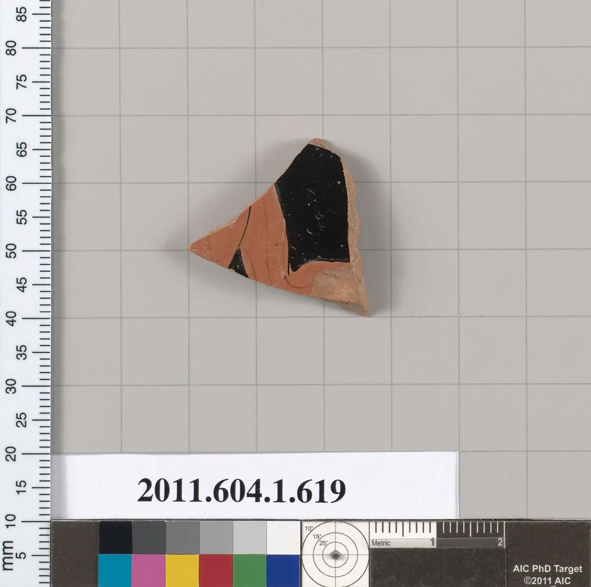 Terracotta fragment of a kylix (drinking cup) — Unknown