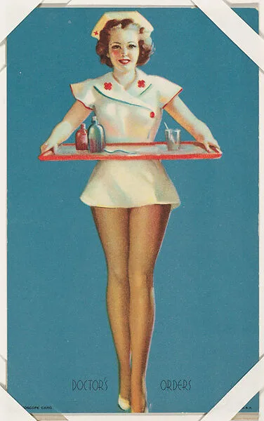 Doctor's Orders from Glamour Girls series (W424) — International Mutoscope Reel Company
