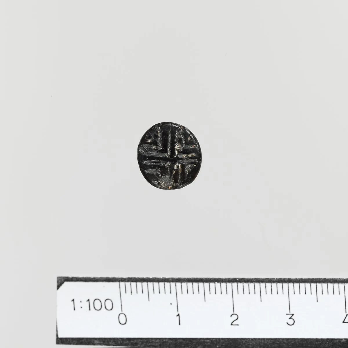 Steatite cylindrical seal — Unknown