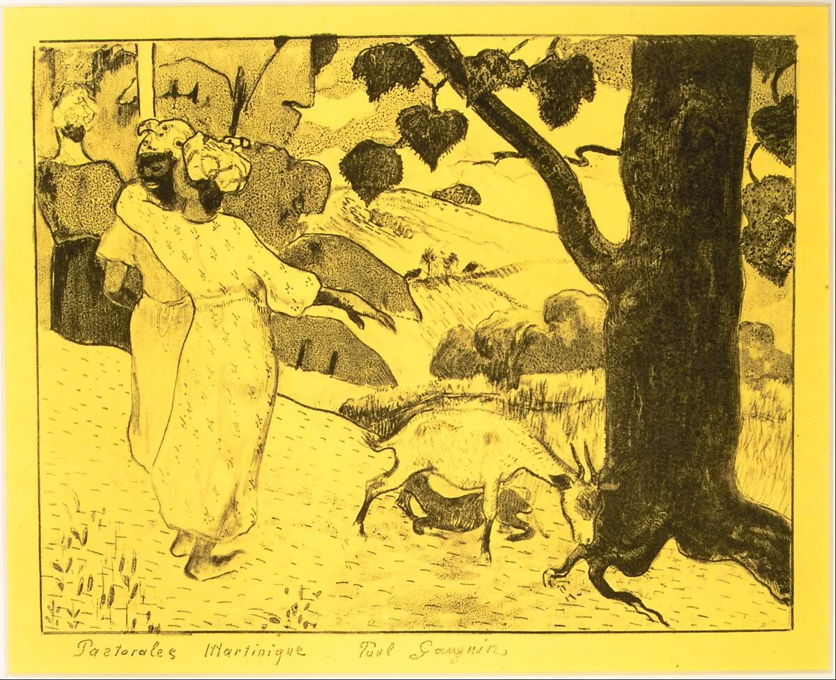 Martinique Pastorals, from the Volpini Suite: Dessins lithographiques — Paul Gauguin