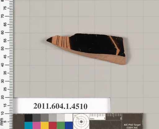 Terracotta fragment of a kylix (drinking cup)