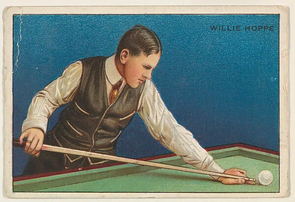 William F. Hoppe, from the Series of Champions (T227) — Honest Long Cut Tobacco|Miners Extra Tobacco