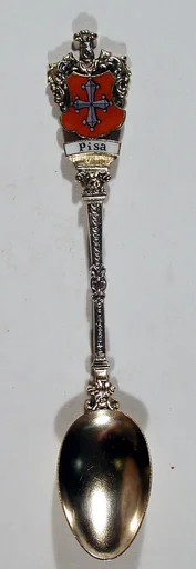Souvenir spoon with arms of Pisa