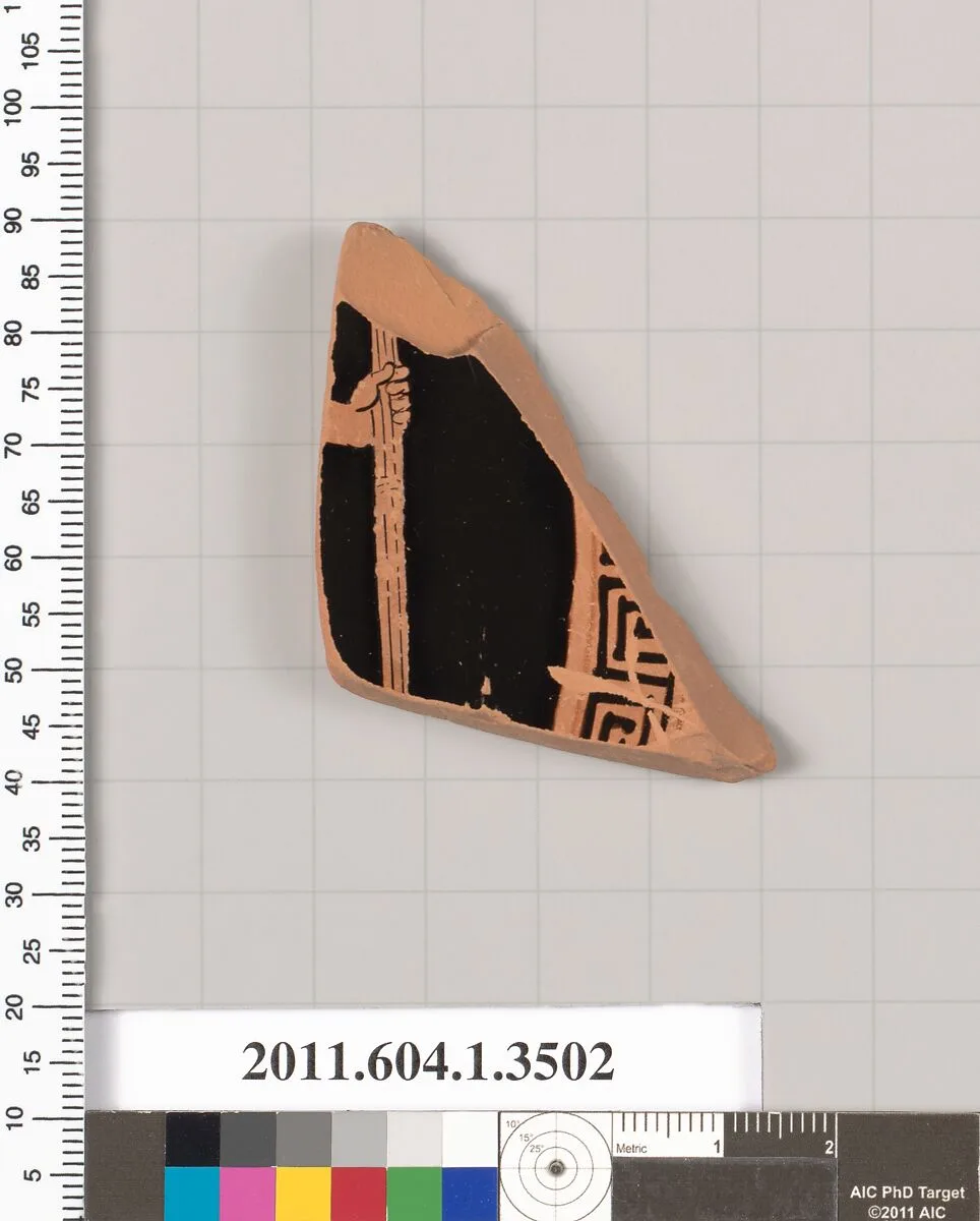 Terracotta fragment of a kylix (drinking cup) — Unknown