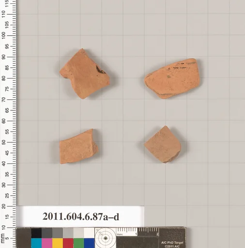 Terracotta fragments of undetermined shapes