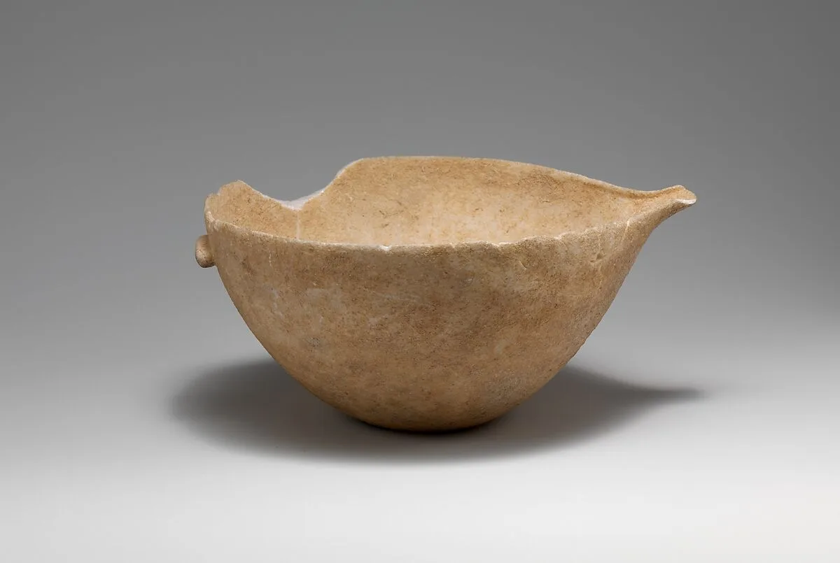 Marble spouted bowl — Unknown