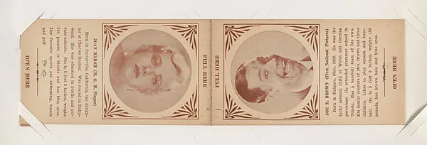 Joan Marsh and Joe E. Brown from Star Folders Special Cards (W439) — Unknown