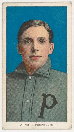 Arndt, Providence, Eastern League, from the White Border series (T206) for the American Tobacco Company
