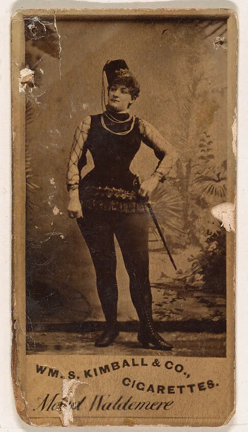 Maud Waldemere, from the Actresses series (N203) issued by Wm. S. Kimball & Co. — William S. Kimball & Company