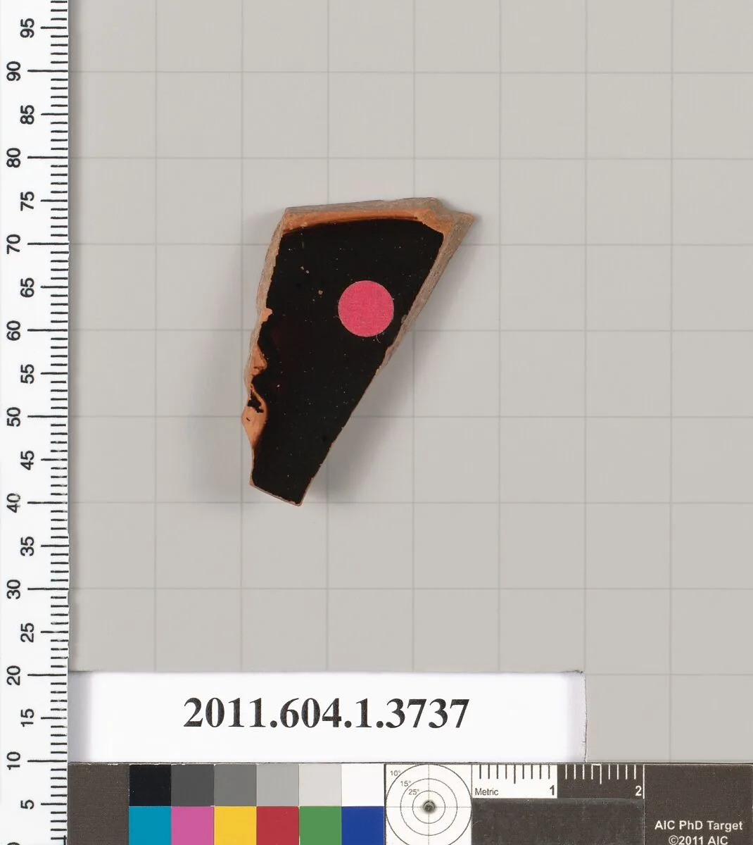 Terracotta fragment of a kylix (drinking cup) — Unknown
