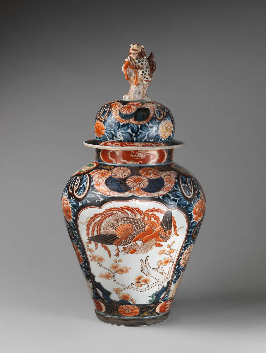 Baluster-shaped vase (part of a five-piece garniture) — Unknown