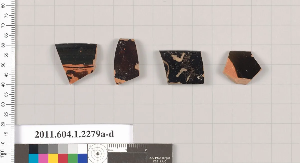 Terracotta rim fragments of kylikes (drinking cups) — Unknown