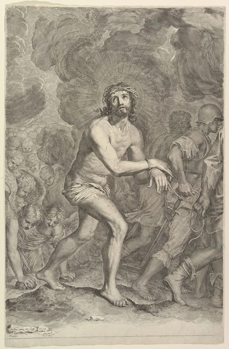 Christ Taken by Soldiers (La Montée au Calvaire) — Claude Mellan