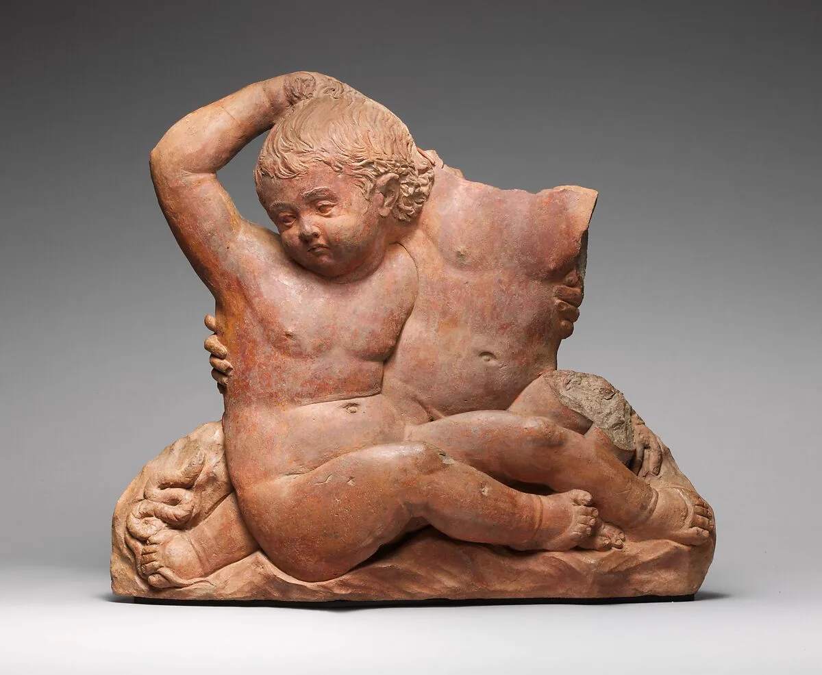 Iphicles Saved from a Serpent by his Brother Hercules — Unknown