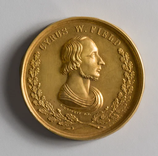 To Cyrus W. Field from New York Friends, for Laying the First Atlantic Cable