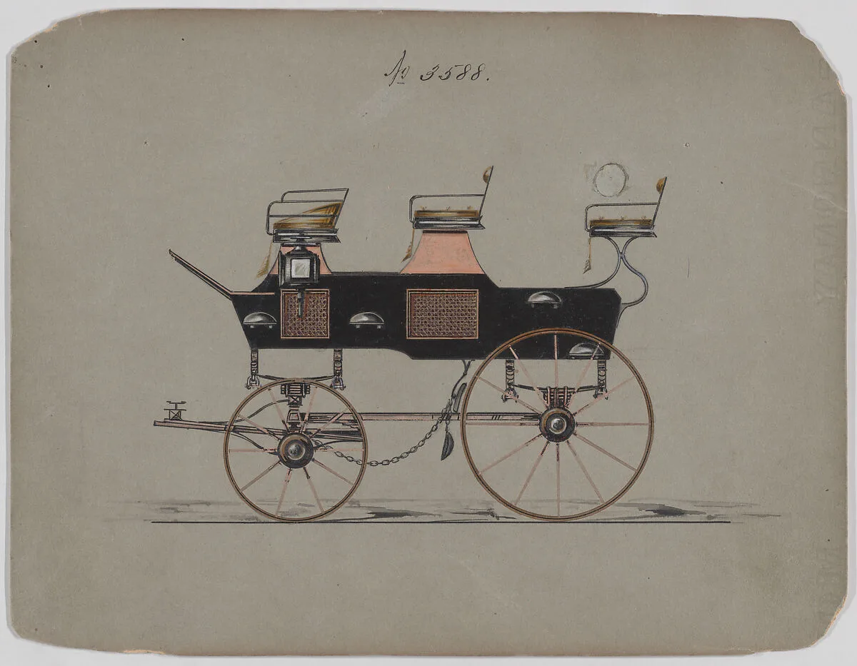 Design for Drag or Break, no. 3588 — Brewster & Co.