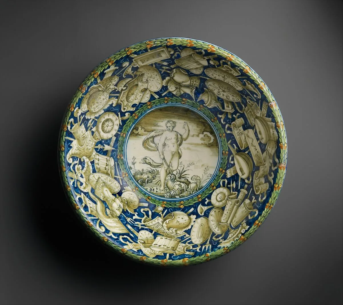 Bowl with Allegory of Peace — Unknown