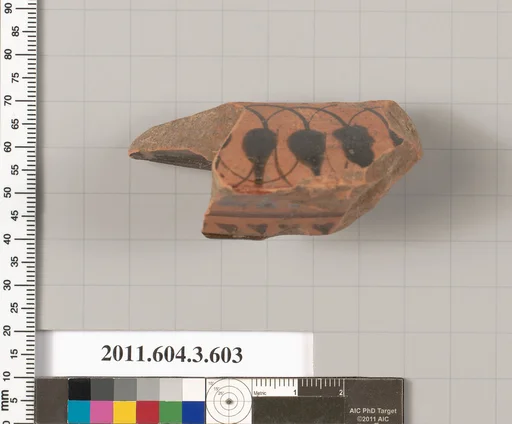 Terracotta fragment of a column-krater (bowl for mixing wine and water)