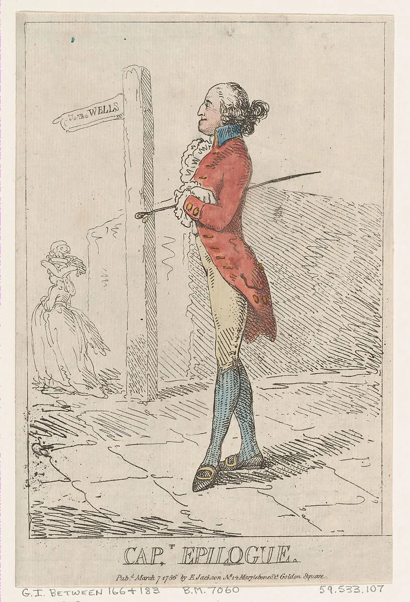 Captain Epilogue — Elizabeth Jackson|Thomas Rowlandson|Edward Topham