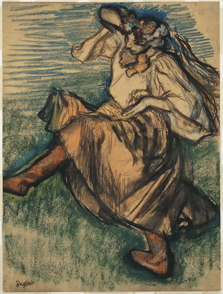 Dancer in Ukrainian Dress — Edgar Degas