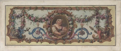 Design for a Tapestry Seat of a Sofa