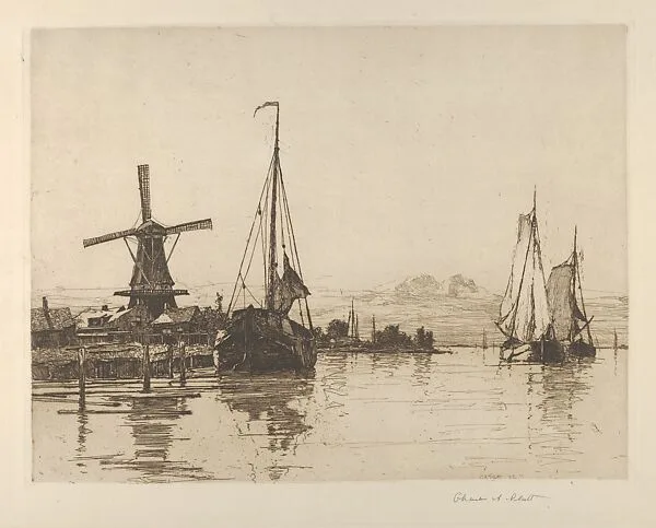 Afternoon on the Maas — Charles Adams Platt