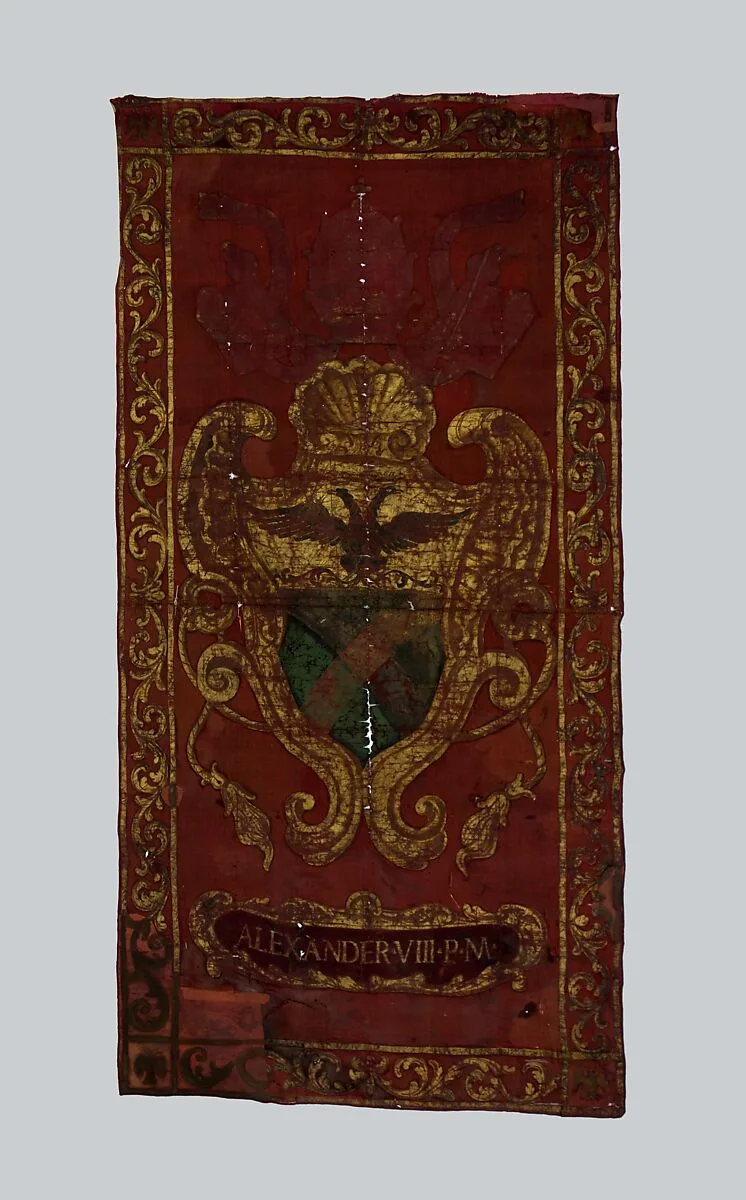 Banner of Pope Alexander VIII (reigned 1689–91) — Unknown