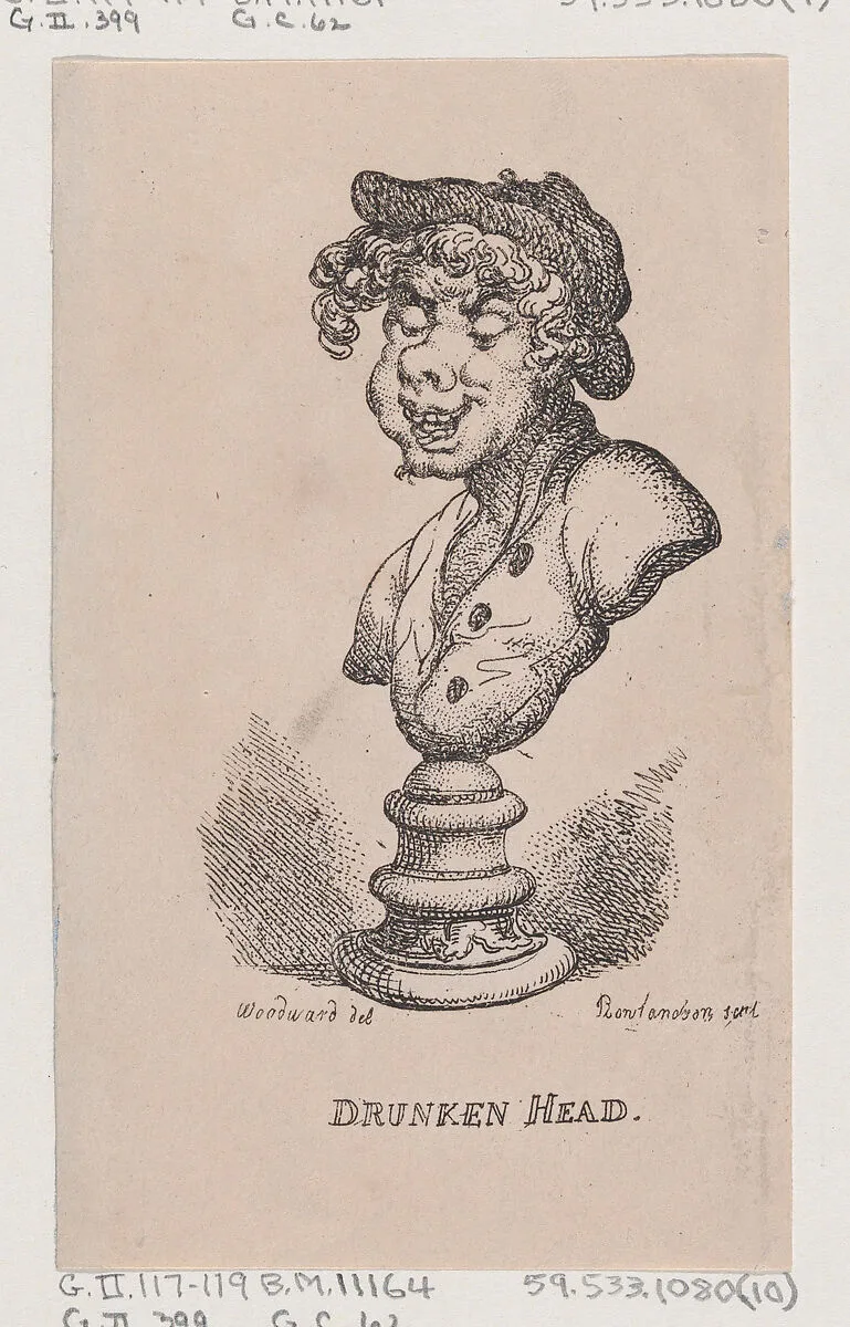 Drunken Head — George Murgatroyd Woodward|Thomas Rowlandson|Thomas Tegg