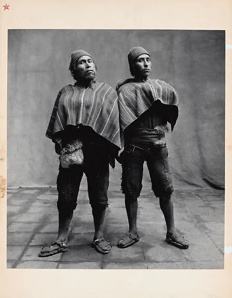 Two Quechuan Indians, Cuzco — Irving Penn