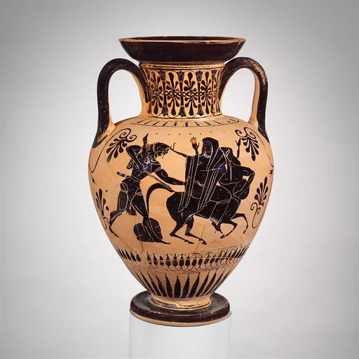 Terracotta neck-amphora (jar)