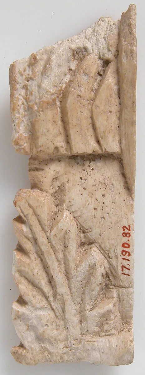 Relief Fragment with Acanthas Leaf Design — Unknown