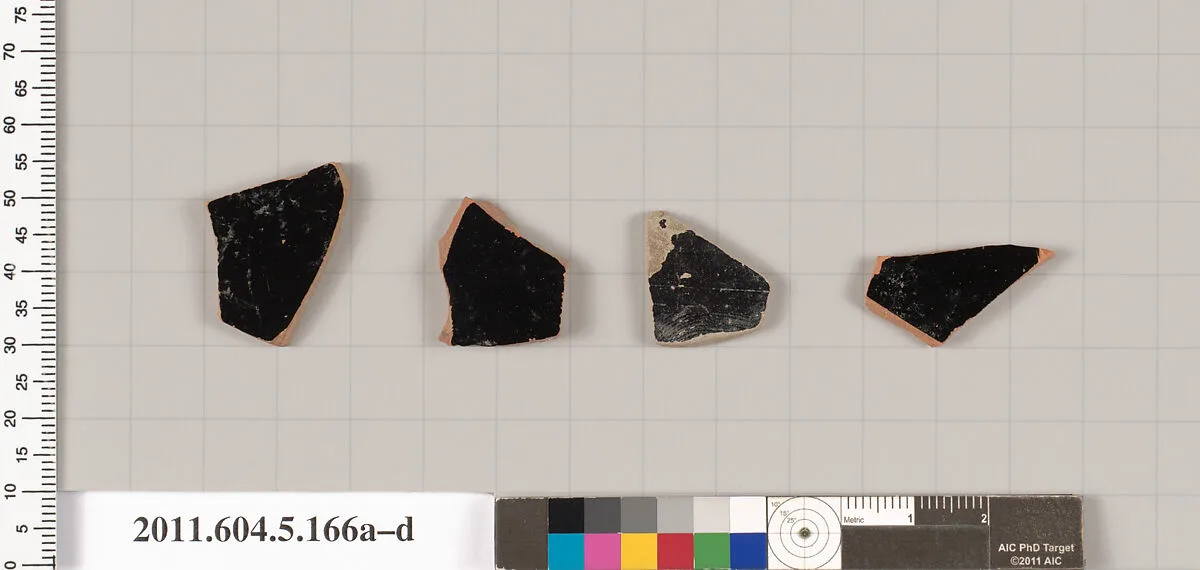 Terracotta fragments of kylikes (drinking cups) — Unknown