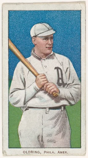 Oldring, Philadelphia, American League, from the White Border series (T206) for the American Tobacco Company