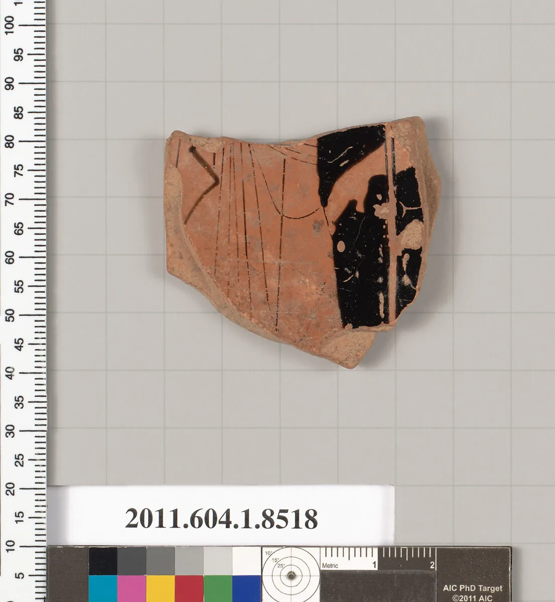 Terracotta fragment of a stemless kylix (drinking cup) — Unknown