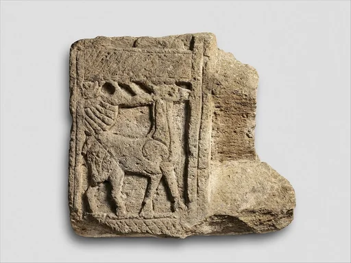 Nenfro tomb-slab fragment